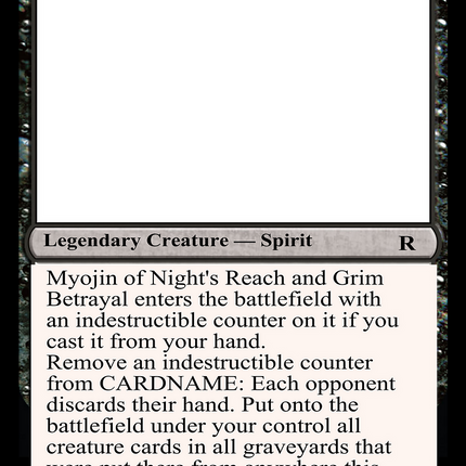 Myojin of Night's Reach and Grim Betrayal [Unknown Event]