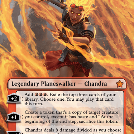 Chandra, Flameshaper (Borderless) [Foundations] Foil
