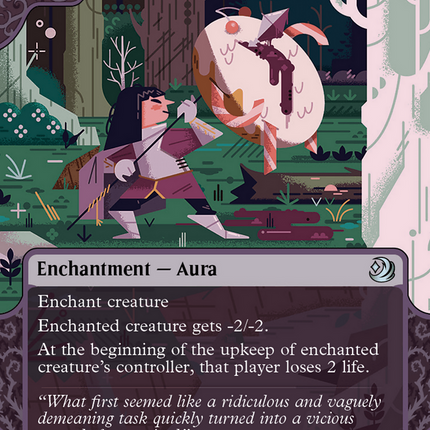 Stab Wound (Showcase) (Borderless) [Wilds of Eldraine: Enchanting Tales]