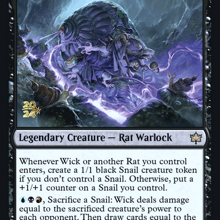 Wick, the Whorled Mind [Bloomburrow Promos] Prerelease Foil
