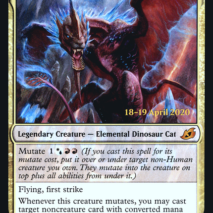 Vadrok, Apex of Thunder [Ikoria: Lair of Behemoths Promos] Prerelease Foil