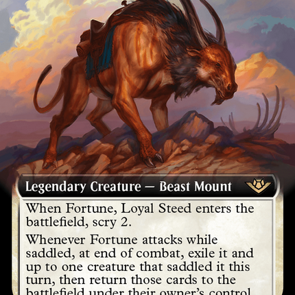 Fortune, Loyal Steed (Extended Art) [Outlaws of Thunder Junction] Foil