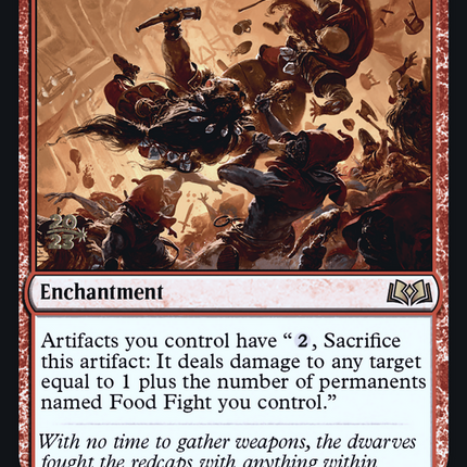 Food Fight [Wilds of Eldraine Promos] Prerelease Foil