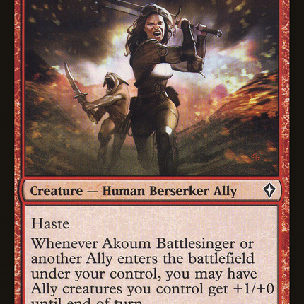 Akoum Battlesinger [Worldwake]