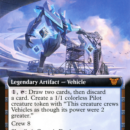 Shorikai, Genesis Engine (Extended Art) [Neon Dynasty Commander]
