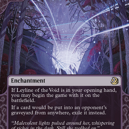 Leyline of the Void (Showcase) (Borderless) [Wilds of Eldraine: Enchanting Tales]