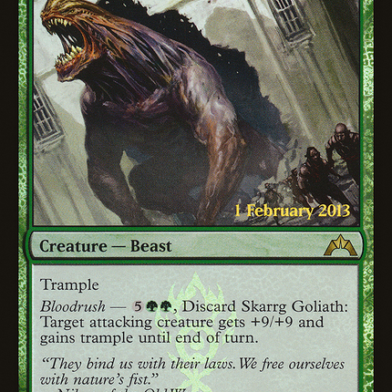 Skarrg Goliath [Gatecrash Promos] Foil