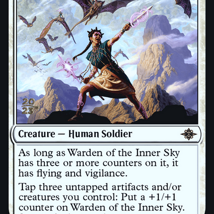 Warden of the Inner Sky [The Lost Caverns of Ixalan Promos] Prerelease Foil