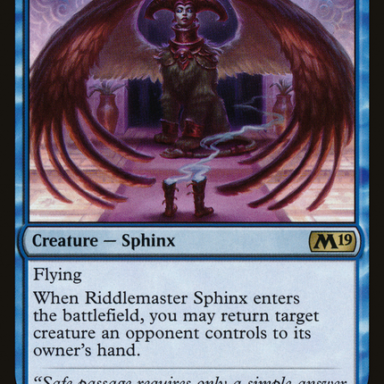 Riddlemaster Sphinx [Core Set 2019]