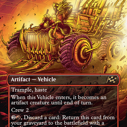 Gastal Thrillroller (Borderless) [Aetherdrift] Foil