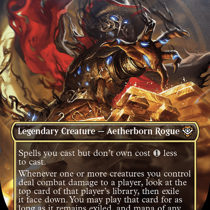 Gonti, Canny Acquisitor (Full Art) (Borderless) [Outlaws of Thunder Junction Commander]