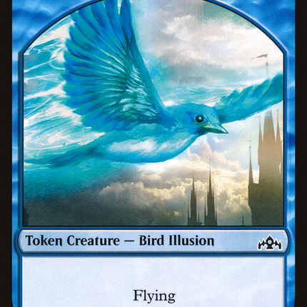Bird Illusion [Guilds of Ravnica Tokens]