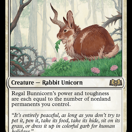 Regal Bunnicorn [Wilds of Eldraine]
