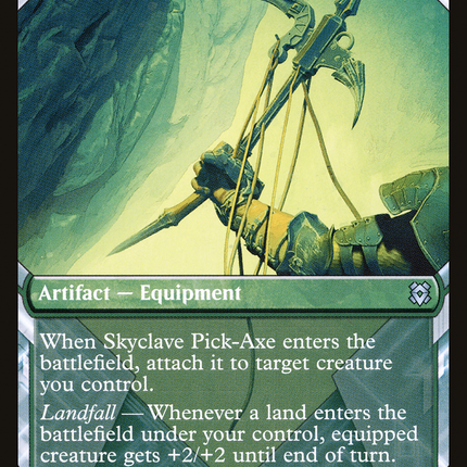 Skyclave Pick-Axe (Showcase) [Zendikar Rising]