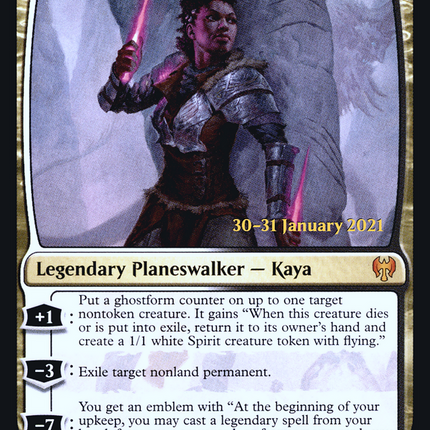 Kaya the Inexorable [Kaldheim Promos] Prerelease Foil