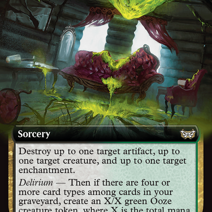 Convert to Slime (Extended Art) [Duskmourn: House of Horror Commander] Foil