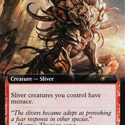 Belligerent Sliver (Extended Art) [Secret Lair Drop] Foil