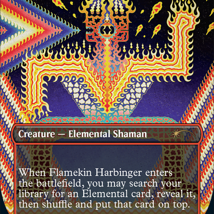 Flamekin Harbinger (Borderless) [Secret Lair Drop]