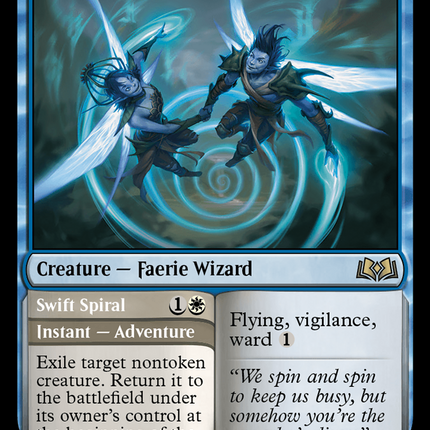 Twining Twins // Swift Spiral [Wilds of Eldraine]