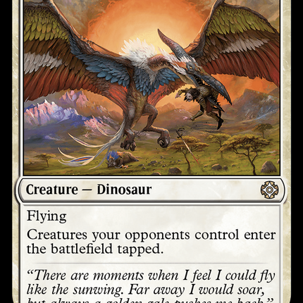 Kinjalli's Sunwing [The Lost Caverns of Ixalan Commander]