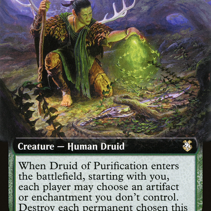Druid of Purification (Extended Art) [Forgotten Realms Commander]
