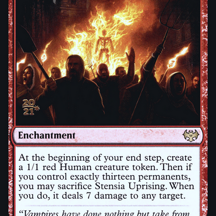 Stensia Uprising [Innistrad: Crimson Vow Promos] Prerelease Foil
