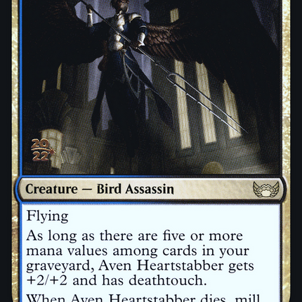 Aven Heartstabber [Streets of New Capenna Promos] Prerelease Foil
