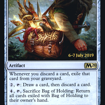 Bag of Holding [Core Set 2020 Promos] Prerelease Foil