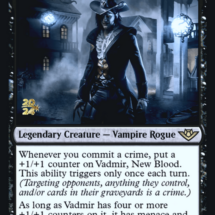 Vadmir, New Blood [Outlaws of Thunder Junction Promos] Prerelease Foil