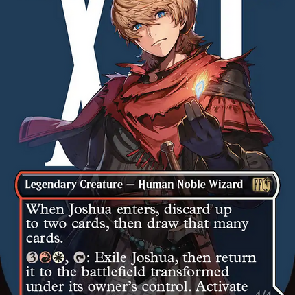 Joshua, Phoenix's Dominant // Phoenix, Warden of Fire (Borderless) [FINAL FANTASY] Foil