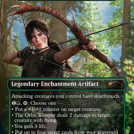 Bow of Nylea (Borderless) [Secret Lair Drop]