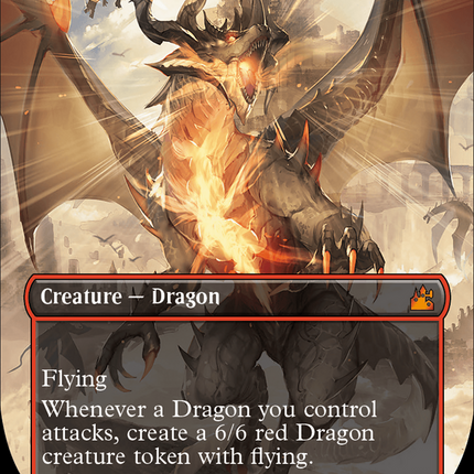 Utvara Hellkite (Borderless) [Ravnica Remastered]