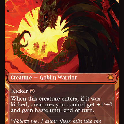 Goblin Bushwhacker (Showcase) (Showcase) [Special Guests] Foil