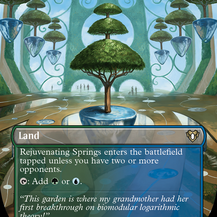 Rejuvenating Springs (Borderless) [Commander Masters]