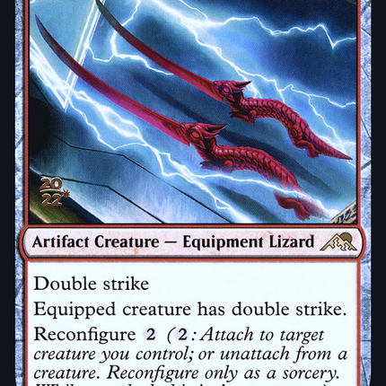 Lizard Blades [Kamigawa: Neon Dynasty Promos] Prerelease Foil
