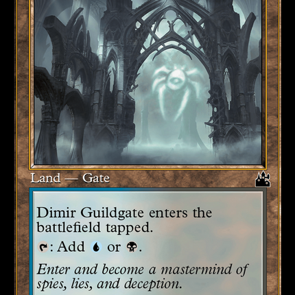 Dimir Guildgate (Retro) [Ravnica Remastered]