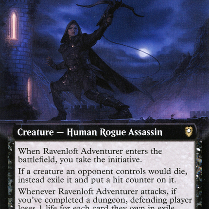 Ravenloft Adventurer (Extended Art) [Commander Legends: Battle for Baldur's Gate]