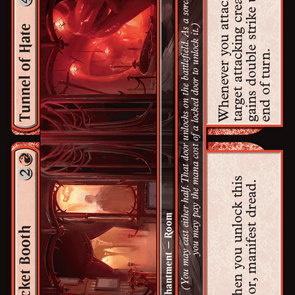 Ticket Booth // Tunnel of Hate [Duskmourn: House of Horror] Foil