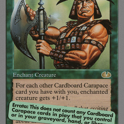 Cardboard Carapace [Unglued]