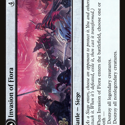 Invasion of Fiora // Marchesa, Resolute Monarch [March of the Machine Promos] Prerelease Foil