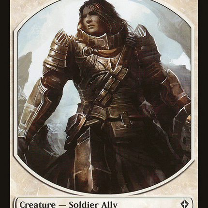 Soldier Ally [Worldwake Tokens]