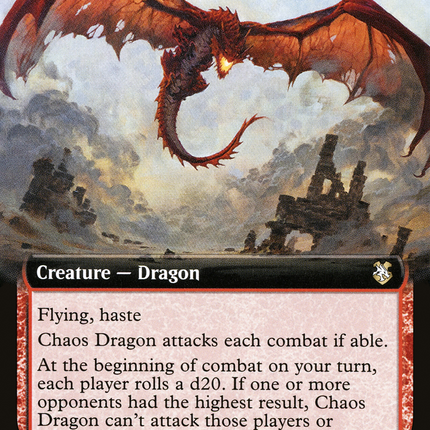 Chaos Dragon (Extended Art) [Forgotten Realms Commander]