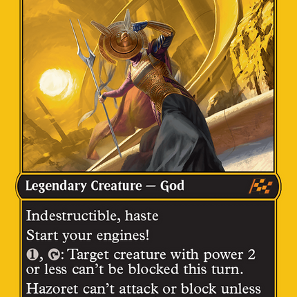 Hazoret, Godseeker (First-Place Foil) [Aetherdrift] Foil