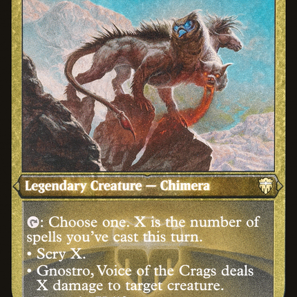 Gnostro, Voice of the Crags [Commander Legends] Foil