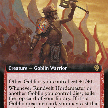 Rundvelt Hordemaster (Extended Art) [Dominaria United]
