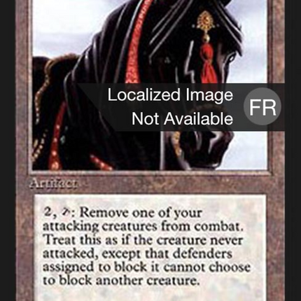 Ebony Horse - Cheval d'ébène  [Foreign Black Border]