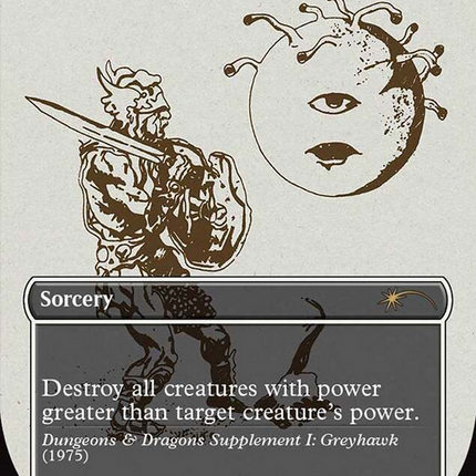Fell the Mighty (Borderless) [Secret Lair Drop]