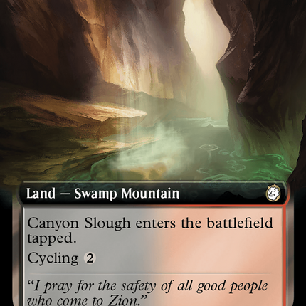Canyon Slough (Extended Art) [Fallout] Surge Foil