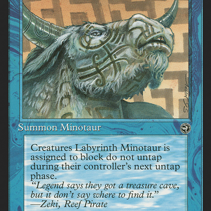 Labyrinth Minotaur [Version 2] (030) [Homelands]