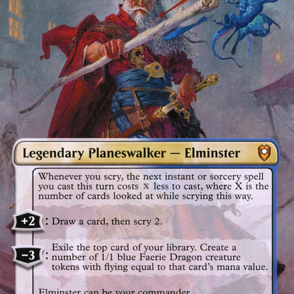 Elminster (Borderless) [Commander Legends: Battle for Baldur's Gate]